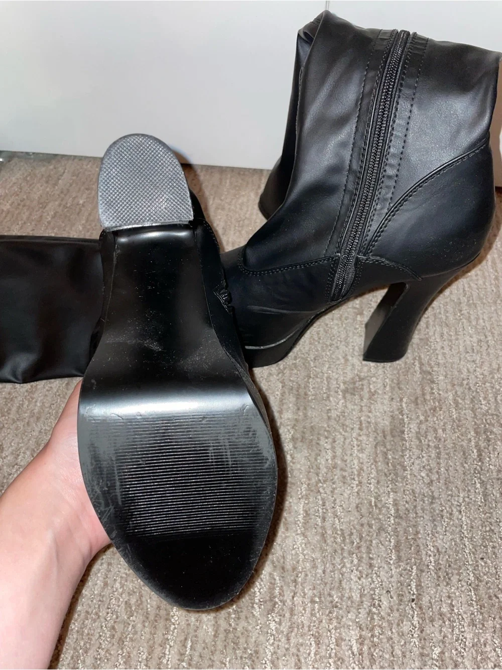 Knee high Pleaser platform boots